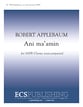 Ani Ma'amin SATB choral sheet music cover